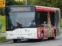 Solaris Urbino 12 der VVR in Sassnitz am 17.07.2017
