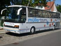 SETRA-Reisebus im Ostseebad Binz.
