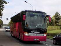 Setra 417 HDH von Meso aus Deutschland in Sassnitz am 12.09.2014