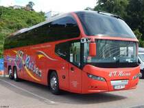 Neoplan Cityliner von H.F. Reisen aus Deutschland im Stadthafen Sassnitz am 17.07.2017