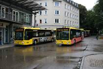 Stadtbus Kempten Mercedes Benz Citaro 2 Wagen 21 und 30 am 30.08.18 am ZUM 