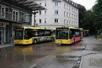 Stadtbus Kempten Mercedes Benz Citaro 2 Wagen 21 und 30 am 30.08.18 am ZUM 