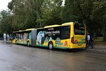 Stadtbus Kempten Mercedes Benz Citaro 2 G Wagen 26 am 30.08.18 am ZUM 