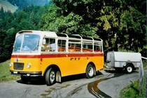 Schmid, Th�rishaus BE 26'105 Saurer/R&J (ex Geiger, Adelboden Nr. 9) am 27. September 2008 im Kiental (Postautofahrt Griesalp-Bundalp)