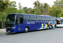 Scania Interlink, Omnibusbetrieb ''Gustav Wetzel'' am Berliner Olympiastadion/ Olympischer Platz, während der ISTAF im September 2018.