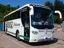 Scania OmniExpress von Ulli-Reisen aus Deutschland im Stadthafen Sassnitz am 15.07.2017