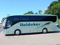 Setra 511 HD von Heideker aus Deutschland im Stadthafen Sassnitz am 15.07.2017