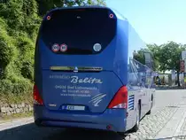 Neoplan Cityliner vom Reisebüro Belitz aus Deutschland im Stadthafen Sassnitz am 15.07.2017