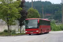 Setra S 300er-Serie TBB-HR 117 als Schienenersatzverkehr im Auftrag der DB in Kufstein, Münchner Straße. Aufgenommen 10.8.2018.