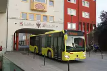 Mercedes-Benz O 530 III (Citaro 2. Generation) von Ledermair SZ-199KI in Kufstein am Stadttor/Unterer Stadtplatz. Aufgenommen 7.8.2018.