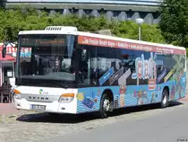 Setra 415 LE Business der VVR im Stadthafen Sassnitz am 15.07.2017