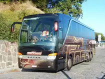 Setra 416 HDH von Gössi aus der Schweiz im Stadthafen Sassnitz am 23.09.2014
