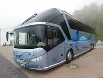 Neoplan Starliner von Pilger Reisen aus Deutschland im Stadthafen Sassnitz am 20.09.2014