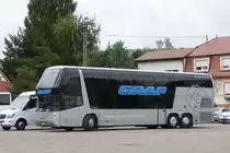 Neoplan Skyliner von Graf Reisen am 14.09.2018 in Wissembourg (F)