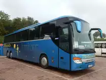 Setra 417 GT-HD von Rhönperle aus Deutschland im Stathafen Sassnitz am 01.10.2014