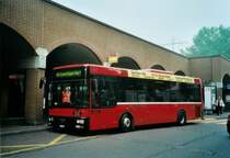 Bernmobil, Bern Nr. 403/BE 612'403 MAN/G�ppel am 11. Oktober 2008 M�nsingen, Bahnhof