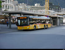 Postauto - MAN Lion`s City GR 106166 unterwegs in Chur vor dem Bahnhof am 19.09.2018