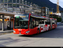 Chur Bus - Mercedes Citaro GR 155850 unterwegs auf der Linie 1 vor dem Bahnhof in Chur am 19.08.2018