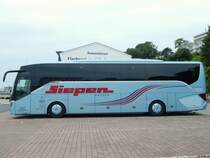 Setra 515 HD von Siepen Reisen aus Deutschland im Stadthafen Sassnitz am 16.07.2014