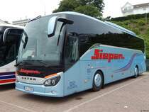 Setra 515 HD von Siepen Reisen aus Deutschland im Stadthafen Sassnitz am 16.07.2014