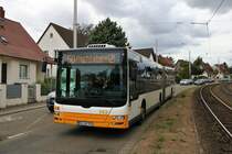 MVG MAN Lons City G Wagen 743 am 22.09.18 in Mainz Gonsenheim