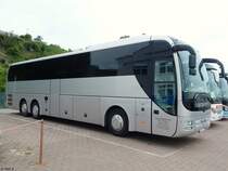 MAN Lion's Coach von P.Krüger-Reisen aus Deutschland im Stadthafen Sassnitz am 16.07.2014