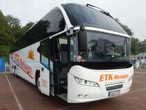 Neoplan Cityliner von ETK-Reisen aus Deutschland im Stadthafen Sassnitz am 03.10.2014