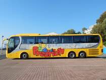 MAN Lion's Coach von Fredrich aus Deutschland im Stadthafen Sassnitz am 05.10.2014