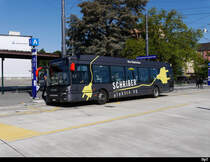 AAGR - Iveco Irisbus Nr.63  LU 15063 mit Vollwerbung unterwegs in Emmenbrücke am 25.09.2018
