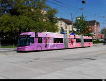 VBL - Trolleybus Nr.404 unterwegs in Emmenbrücke am 25.09.2018