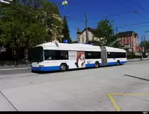 VBL - Trolleybus Nr.218 unterwegs in Emmenbrücke am 25.09.2018