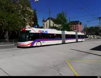 VBL - Trolleybus Nr.415 unterwegs in Emmenbrücke am 25.09.2018