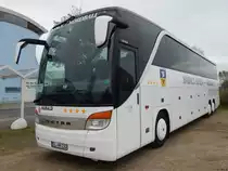 Setra 417 HDH von Nissen Nordballig aus Deutschland in Büsum am 23.10.2014