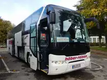Neoplan Tourliner von Höber-Reisen aus Deutschland in Friedrichstadt am 22.10.2014