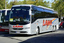 Volvo 9700 von 'Lang- Reisen', in Berlin / Hardenbergplatz im September 2018.