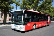 Bus Aschaffenburg / Verkehrsgemeinschaft am Bayerischen Untermain (VAB): Mercedes-Benz Citaro Facelift Ü der Kahlgrund-Verkehrs-Gesellschaft mbH (KVG), aufgenommen Anfang Juli 2018 am Hauptbahnhof in Aschaffenburg.