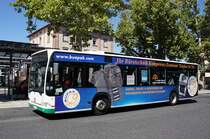 Stadtbus Aschaffenburg / Verkehrsgemeinschaft am Bayerischen Untermain (VAB): Mercedes-Benz Citaro der Stadtwerke Aschaffenburg Verkehrs-GmbH (STWAB), aufgenommen Anfang Juli 2018 am Hauptbahnhof in Aschaffenburg.