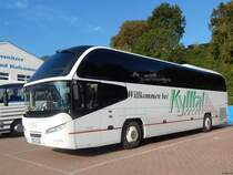 Neoplan Cityliner von Kylltal Reisen aus Deutschland im Stadthafen Sassnitz am 10.10.2014