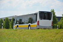 Am 04.06.2016 fährt TF-VG 119 für die ILA 2016 auf der Shuttle Linie  S . Aufgenommen wurde ein Mercedes Benz Citaro Ü der zweiten Generation der VTF.
