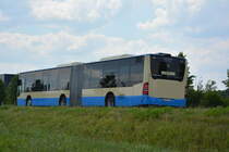 Am 04.06.2016 fährt LDS-VG 249 für die ILA 2016 auf der Shuttle Linie  P3 . Aufgenommen wurde ein Mercedes Benz Citaro G Facelift.