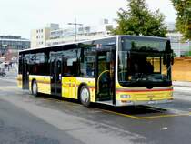 STI - MAN Bus Nr.114  BE 700114 bei den Provisorischen Haltestellen neben dem Bahnhof von Thun am 11.09.2008