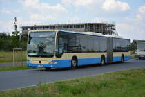 Am 04.06.2016 fährt LDS-VG 246 für die ILA 2016 Shuttle zwischen ILA-Parklatz und ILA-Gelände. Aufgenommen wurde ein Mercedes Benz Citaro G I Facelift.