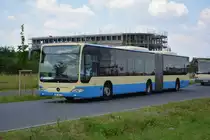 Am 04.06.2016 fährt LDS-VG 246 für die ILA 2016 Shuttle zwischen ILA-Parklatz und ILA-Gelände. Aufgenommen wurde ein Mercedes Benz Citaro G I Facelift.