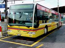 STI - Mercedes Citaro Nr.109  BE 700109auf Dienstfahrt bei den Provisorischen Haltestellen neben dem Bahnhof von Thun am 11.09.2008