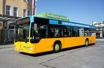 Stadtbus Bayreuth / Bus Bayreuth / Verkehrsverbund Großraum Nürnberg (VGN): Mercedes-Benz Citaro CNG der Stadtwerke Bayreuth Holding GmbH, aufgenommen im Juli 2018 im Stadtgebiet von Bayreuth.