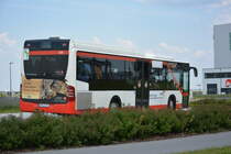 Am 04.06.2016 fährt UM-LE 511 für die ILA auf der Shuttle-Linie P3 zwischen ILA Gelände und Parkplatz P3. Aufgenommen wurde ein Mercedes Benz Citaro I Facelift Ü Low Entry.
