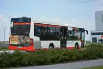 Am 04.06.2016 fährt UM-LE 511 für die ILA auf der Shuttle-Linie P3 zwischen ILA Gelände und Parkplatz P3. Aufgenommen wurde ein Mercedes Benz Citaro I Facelift Ü Low Entry.

