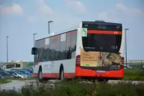 Am 04.06.2016 fährt UM-LE 511 für die ILA auf der Shuttle-Linie P3 zwischen ILA Gelände und Parkplatz P3. Aufgenommen wurde ein Mercedes Benz Citaro I Facelift Ü Low Entry.
