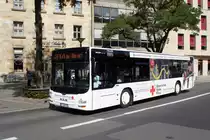 Stadtbus Bayreuth / Bus Bayreuth / Verkehrsverbund Großraum Nürnberg (VGN): MAN Lion's City von Hammon Reisen / Siegfried Hammon OHG, aufgenommen im Juli 2018 im Stadtgebiet von Bayreuth.