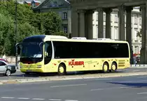 Schienenersatzverkehre (SEV) S3, S5, S7 und S9 der S -Bahn Berlin mit dem MAN Lion's Regio von ''Kaiser-Busbetrieb'', Berlin / Staße des 17.Juni, im Juli 2018. (Teil I.)